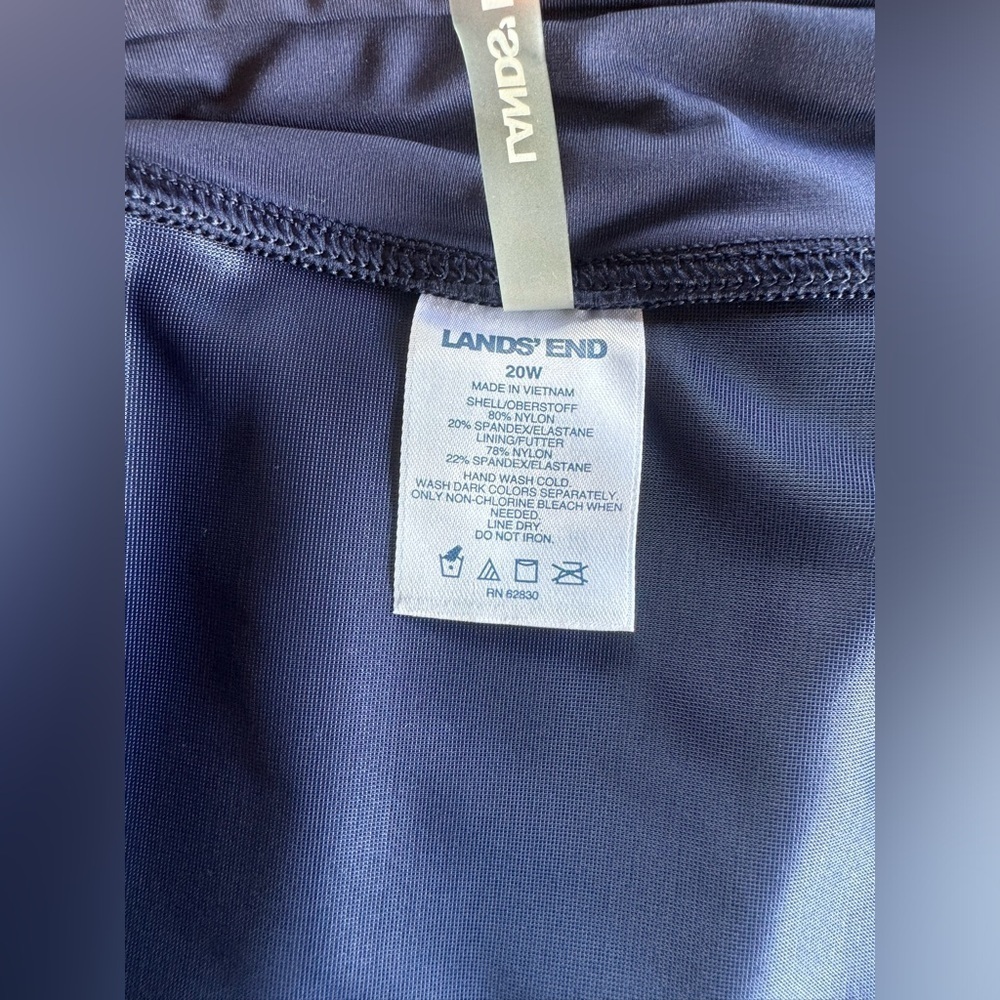 Lands End Women’s Plus Size Swim Skirt Size 22 - Picture 7 of 8
